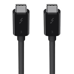 Belkin 08M 40GbitS Black Cable - Ultra-Fast Data Transfer, High-Quality Build, F2CD084BT0.8M